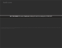 Tablet Screenshot of kadir.com